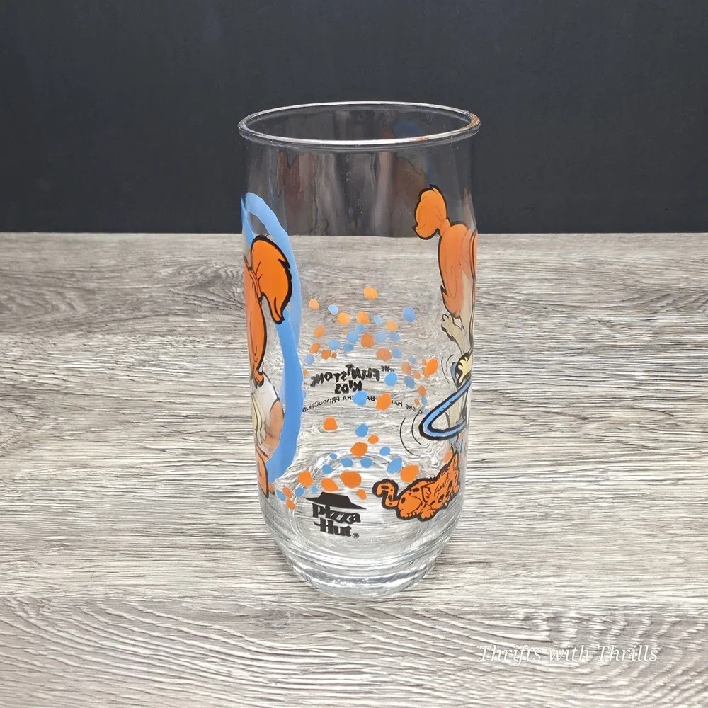 Vintage Pizza Hut Collectible Tumbler - The Flintstones‎ 